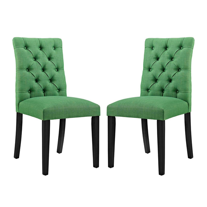 Duchess Fabric Dining Chair Set of 2