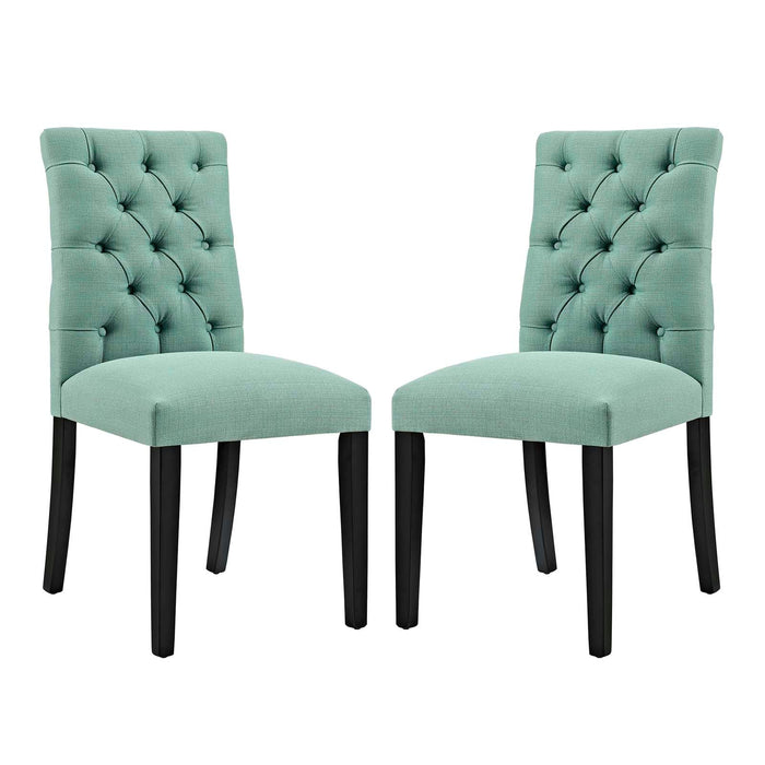 Duchess Fabric Dining Chair Set of 2