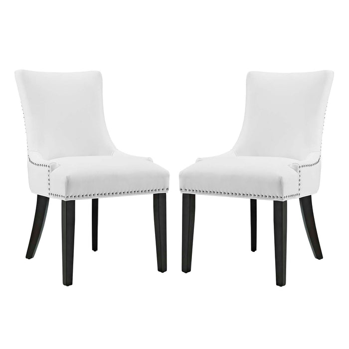 Marquis Dining Chair Faux Leather Set of 2