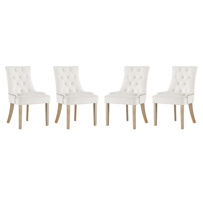 Pose Dining Chair Performance Velvet Set of 4