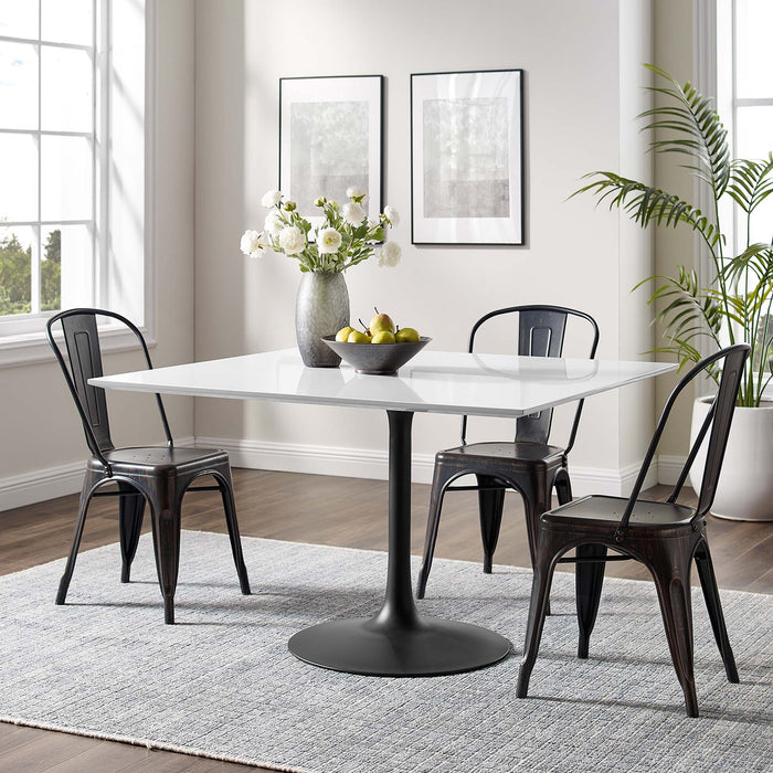 Lippa Square Wood Dining Table