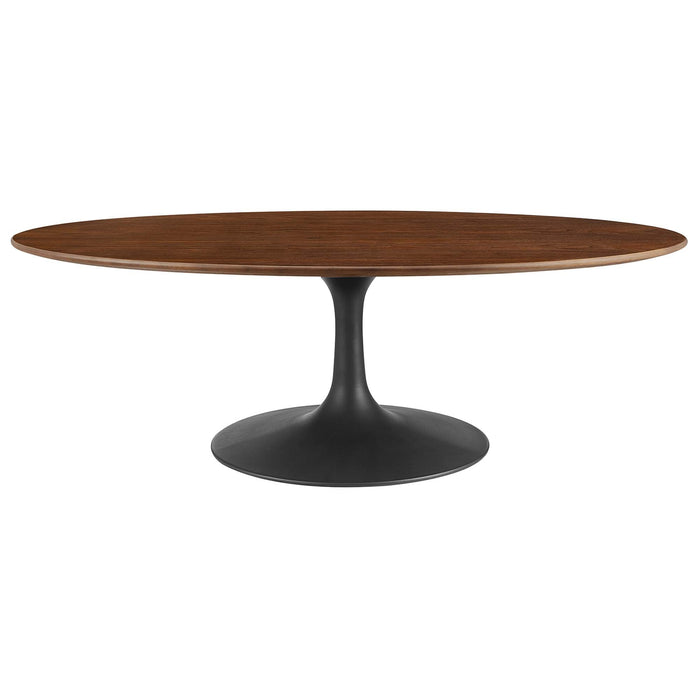 Lippa Oval Wood Coffee Table