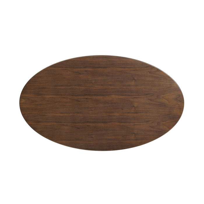 Lippa Oval Wood Coffee Table