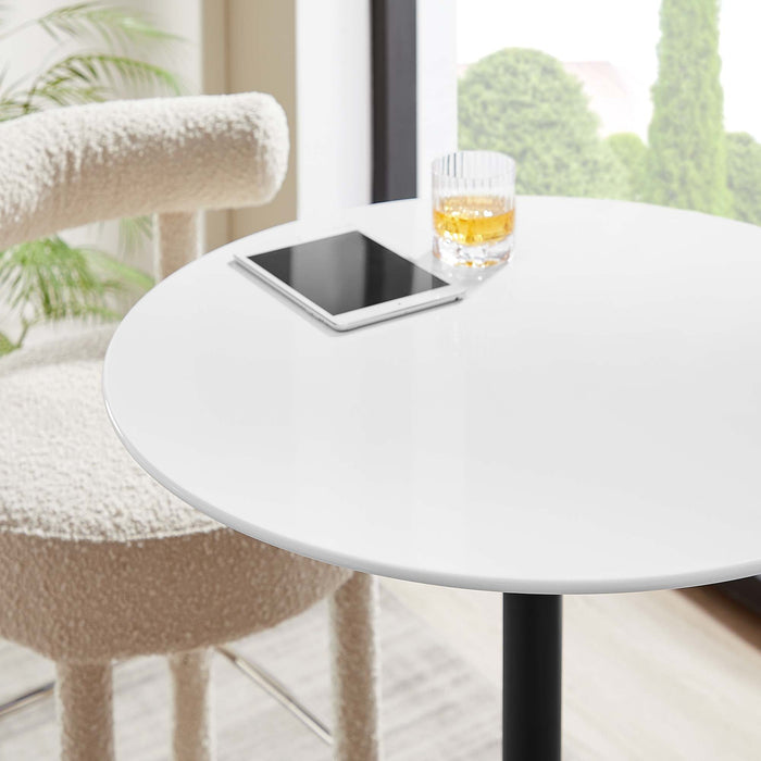 Modway Lippa Round Wood Bar Table Living Room Furniture - View 16
