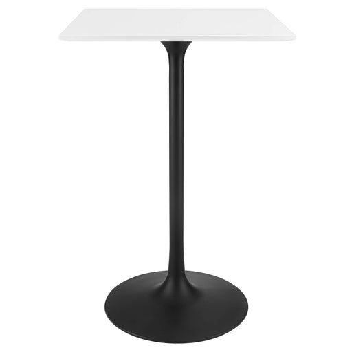 Modway Lippa Square Wood Bar Table Living Room Furniture - View 38