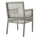 Aura Dining Armchair Outdoor Patio Wicker Rattan Set of 2 - view 17