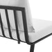 Riverside Outdoor Patio Aluminum Armless Chair - view 14