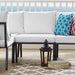 Riverside Outdoor Patio Aluminum Armless Chair - view 10