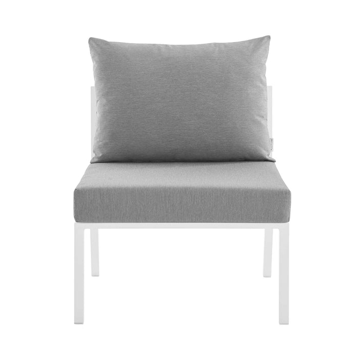 Riverside Outdoor Patio Aluminum Armless Chair - view 20