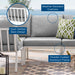 Riverside Outdoor Patio Aluminum Armless Chair - view 17