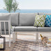 Riverside Outdoor Patio Aluminum Armless Chair - view 15
