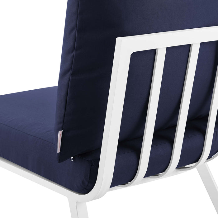 Riverside Outdoor Patio Aluminum Corner Chair - view 28