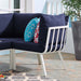 Riverside Outdoor Patio Aluminum Corner Chair - view 22