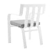 Baxley Stackable Outdoor Patio Aluminum Dining Armchair - view 5