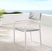 Raleigh Stackable Outdoor Patio Aluminum Dining Armchair - Modway \outdoor\dining chairs