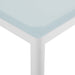 Raleigh 59" Outdoor Patio Aluminum Dining Table - view 6