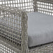 Aura Dining Armchair Outdoor Patio Wicker Rattan Set of 4 - view 6