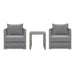 Aura 3 Piece Outdoor Patio Wicker Rattan Set - Modway \outdoor\conversation sets
