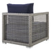 Aura 3 Piece Outdoor Patio Wicker Rattan Set - view 17