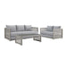 Aura 3 Piece Outdoor Patio Wicker Rattan Set - Modway \outdoor\conversation sets