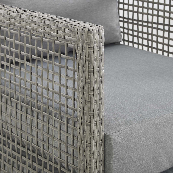 Aura 3 Piece Outdoor Patio Wicker Rattan Set - view 9