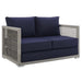 Aura 3 Piece Outdoor Patio Wicker Rattan Set - view 13