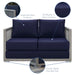 Aura 3 Piece Outdoor Patio Wicker Rattan Set - view 11