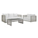 Aura 3 Piece Outdoor Patio Wicker Rattan Set - view 19