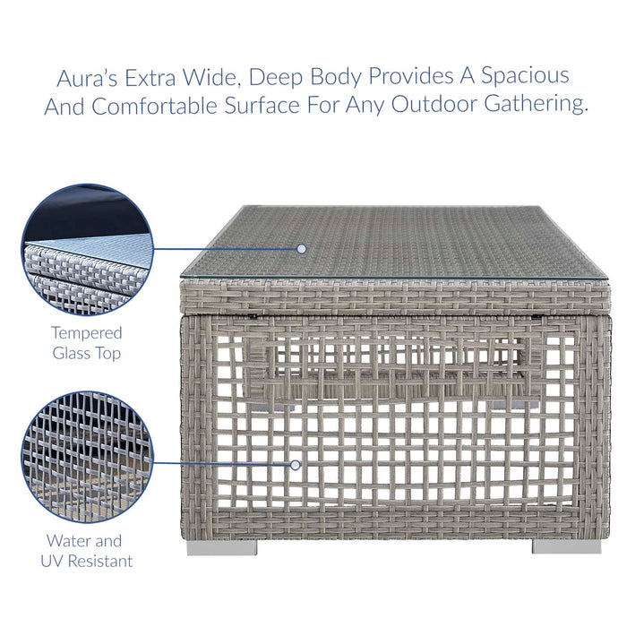 Aura 3 Piece Outdoor Patio Wicker Rattan Set - view 21