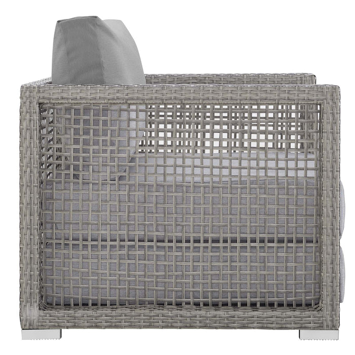 Aura 3 Piece Outdoor Patio Wicker Rattan Set - view 7