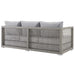 Aura 3 Piece Outdoor Patio Wicker Rattan Set - view 8
