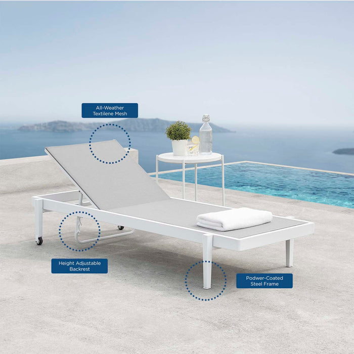 Charleston Outdoor Patio Chaise Lounge Chair - view 5