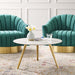 Modway Lippa Round Artificial Marble Coffee Table with Tripod Base Living Room Furniture - Features