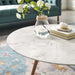 Modway Lippa Round Artificial Marble Coffee Table with Tripod Base Living Room Furniture - View 12