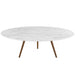 Modway Lippa Round Artificial Marble Coffee Table with Tripod Base Living Room Furniture - View 22