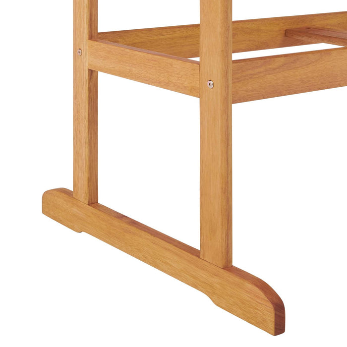 Hatteras 59" Rectangle Outdoor Patio Eucalyptus Wood Dining Table - view 5