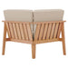 Sedona Outdoor Patio Eucalyptus Wood Sectional Sofa Corner Chair - view 8