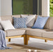 Sedona Outdoor Patio Eucalyptus Wood Sectional Sofa Corner Chair - Modway \outdoor\sofas & sectionals