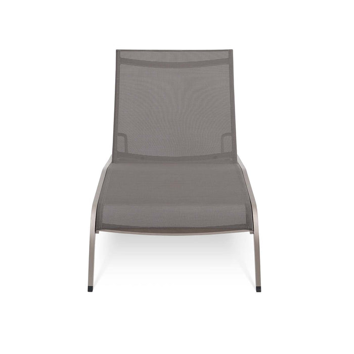 Modway Savannah Mesh Chaise Outdoor Patio Aluminum Lounge Chair Living Room Furniture - View 10