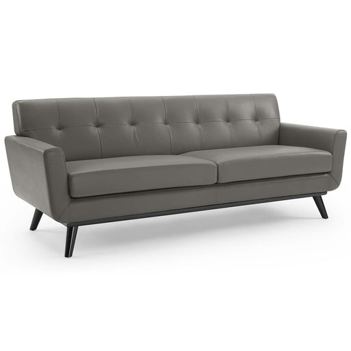 Engage Top-Grain Leather Living Room Lounge Sofa - alternate angle view