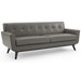 Engage Top-Grain Leather Living Room Lounge Sofa - alternate angle view
