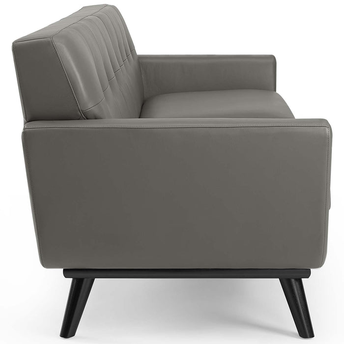 Engage Top-Grain Leather Living Room Lounge Sofa - in lifestyle setting