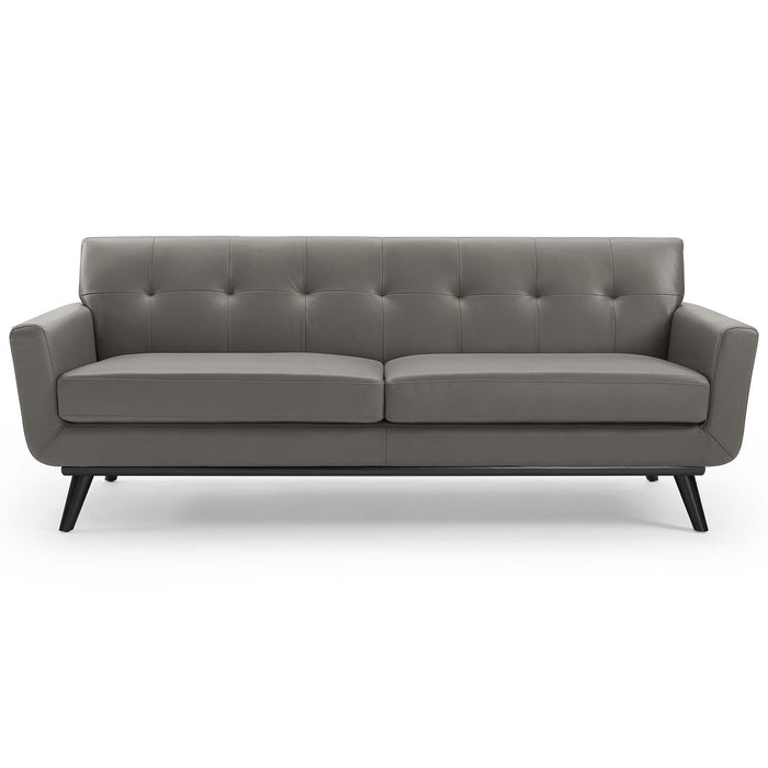 Engage Top-Grain Leather Living Room Lounge Sofa - view 6