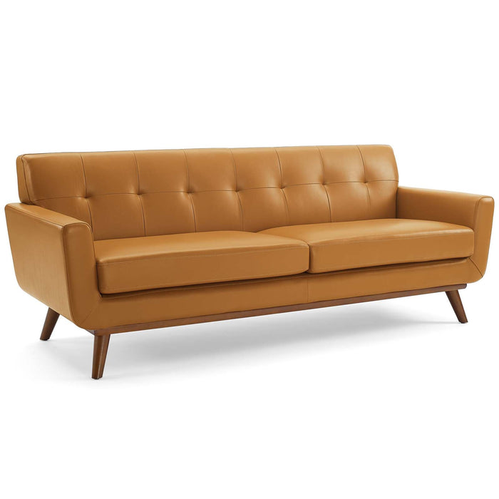 Engage Top-Grain Leather Living Room Lounge Sofa - view 10