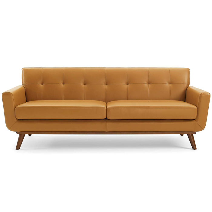 Engage Top-Grain Leather Living Room Lounge Sofa - view 14