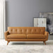 Engage Top-Grain Leather Living Room Lounge Sofa - view 9
