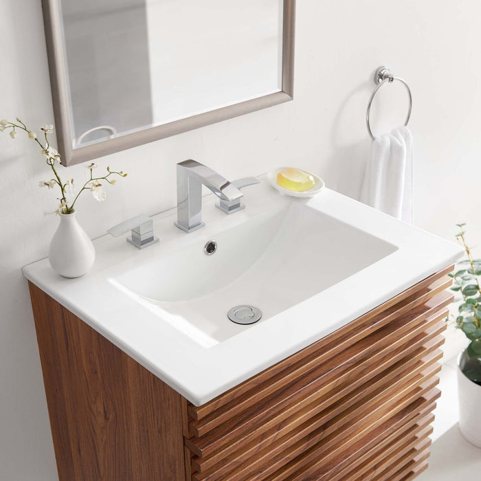 Cayman Bathroom Sink White / 24"