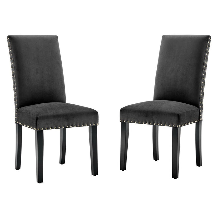 Parcel Performance Velvet Dining Side Chairs Set of 2
