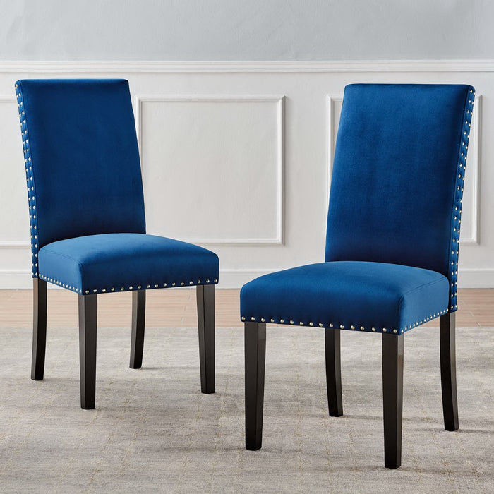 Parcel Performance Velvet Dining Side Chairs Set of 2
