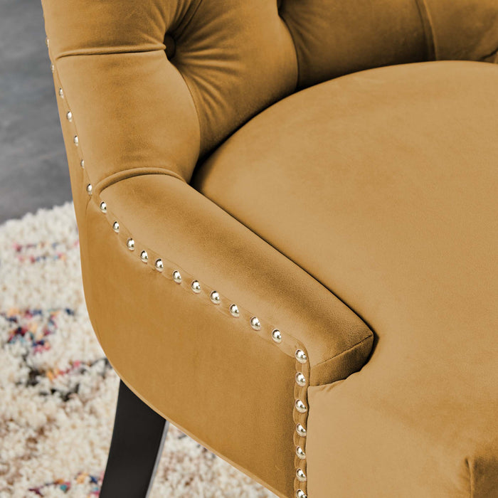 Modway Regent Tufted Performance Velvet Dining Side Chairs - Set of 2 - Installation View